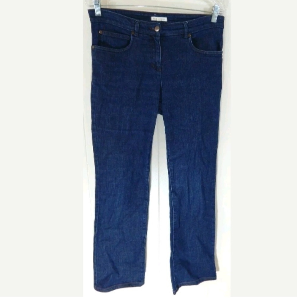 Eileen‎ Fisher Dark Wash Straight Leg Jeans